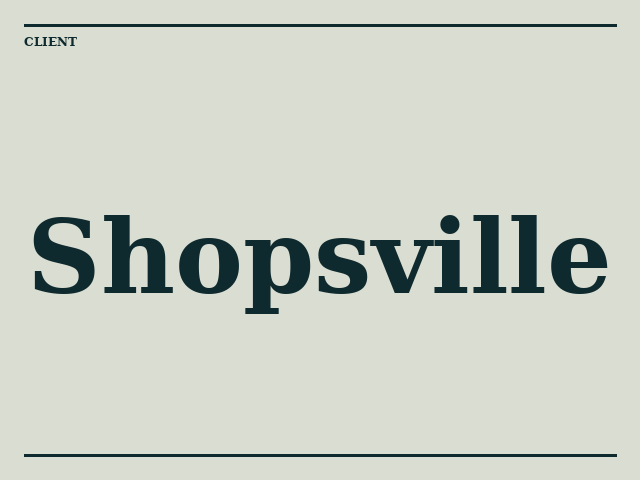Shopsville